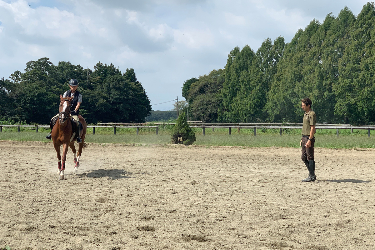 乗馬レッスン